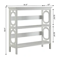Omega Office + Library Collection 3-Shelf Bookcase