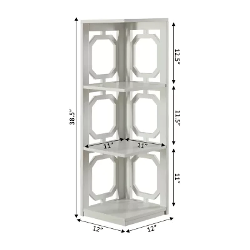 Omega Office + Library Collection 3-Shelf Bookcase