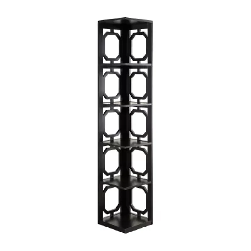 Omega Office And Library Collection 5-Shelf Bookcase