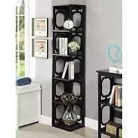 Omega Office And Library Collection 5-Shelf Bookcase