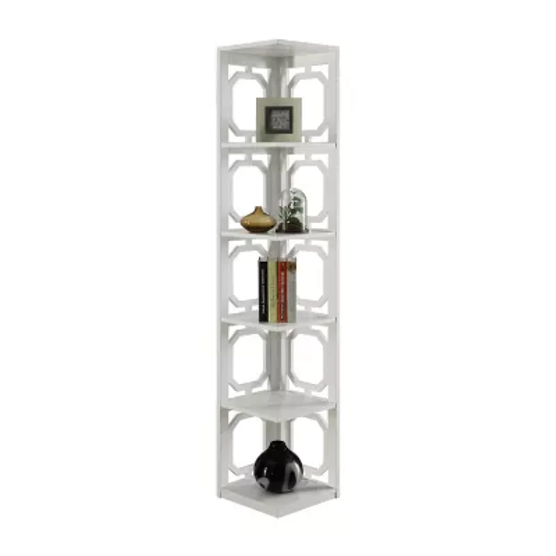 Omega Office And Library Collection 5-Shelf Bookcase