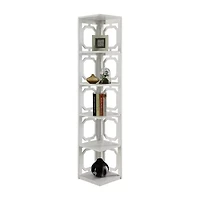 Omega Office And Library Collection 5-Shelf Bookcase