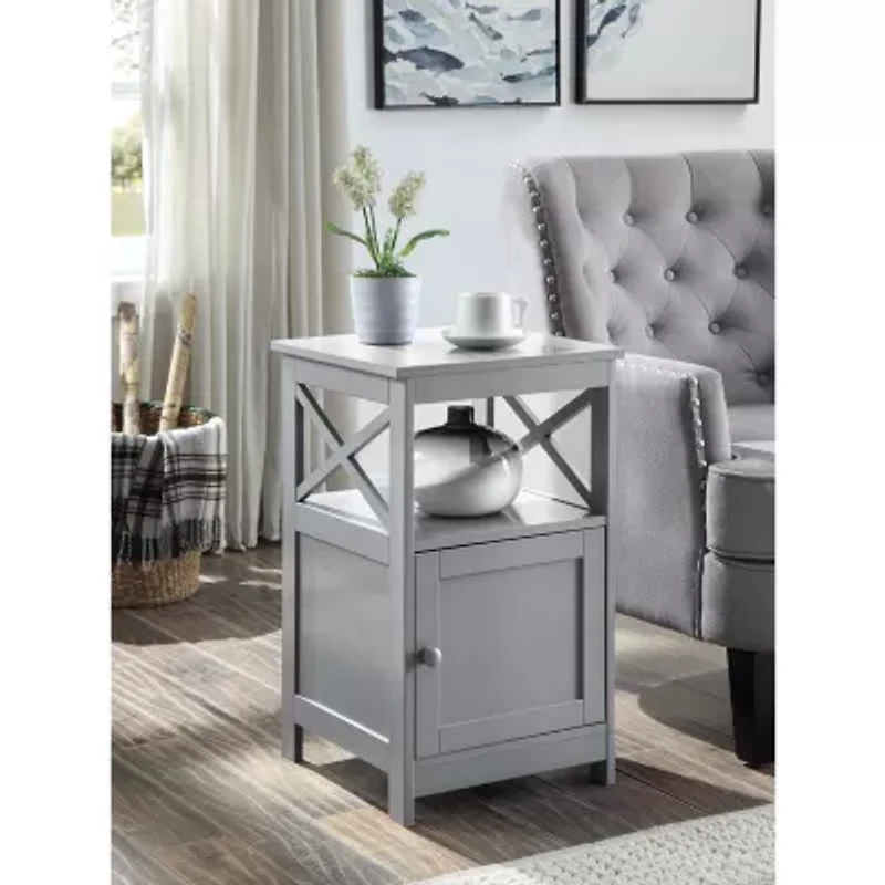 Convenience Concepts Oxford Living Room Collection Storage Console Table