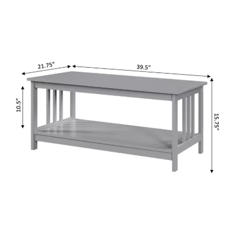 Mission Living Room Collection Coffee Table