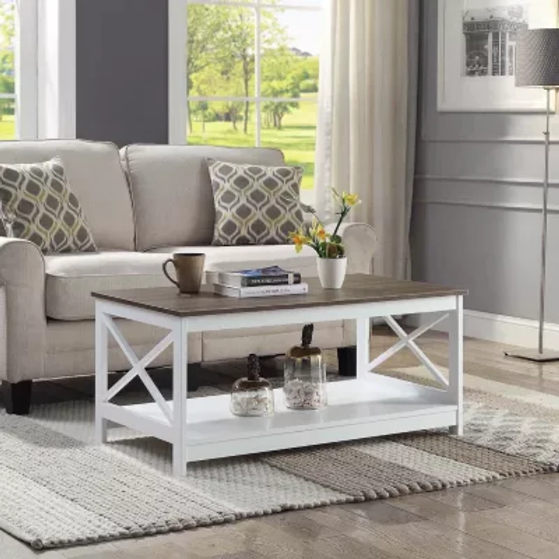 Oxford Coffee Table with Shelf