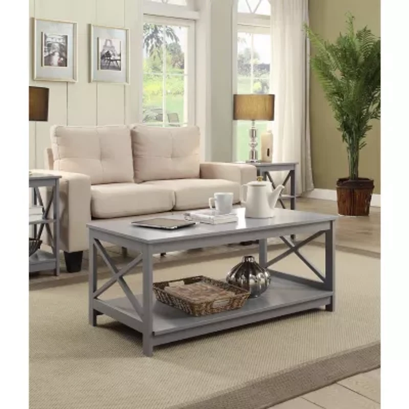 Oxford Coffee Table with Shelf