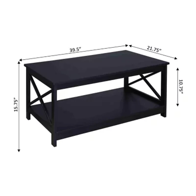 Oxford Coffee Table with Shelf