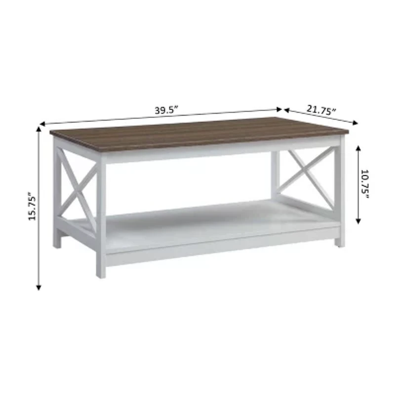 Oxford Coffee Table with Shelf