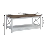 Oxford Coffee Table with Shelf