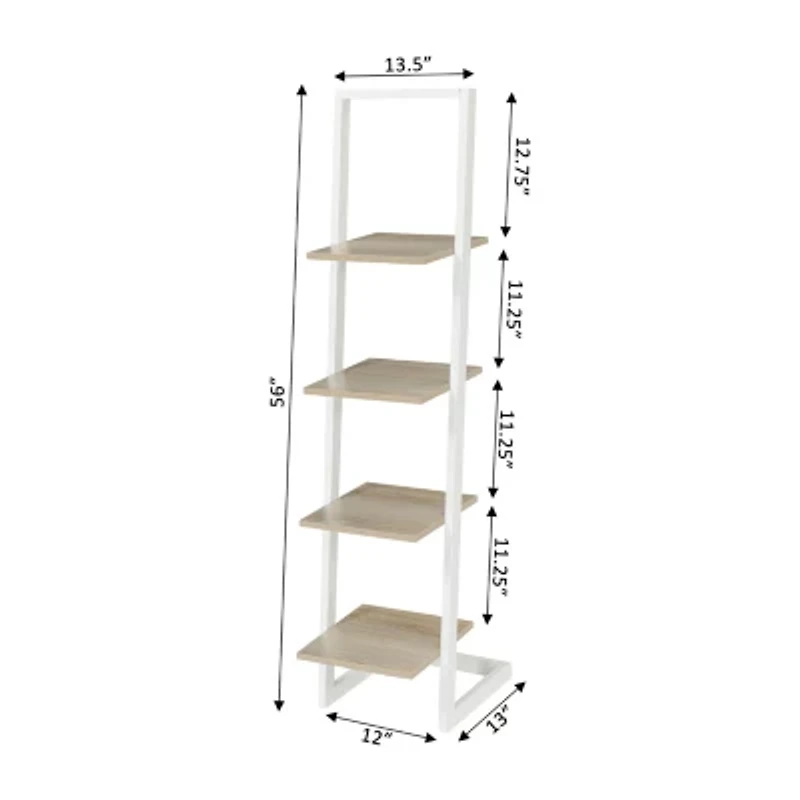 Designs2go Office And Library Collection 4-Shelf Bookcase