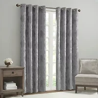 Sunsmart Loraine Grommet Top Energy Saving 100% Blackout Single Curtain Panel