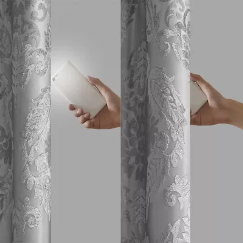 Sunsmart Loraine Grommet Top Energy Saving 100% Blackout Single Curtain Panel