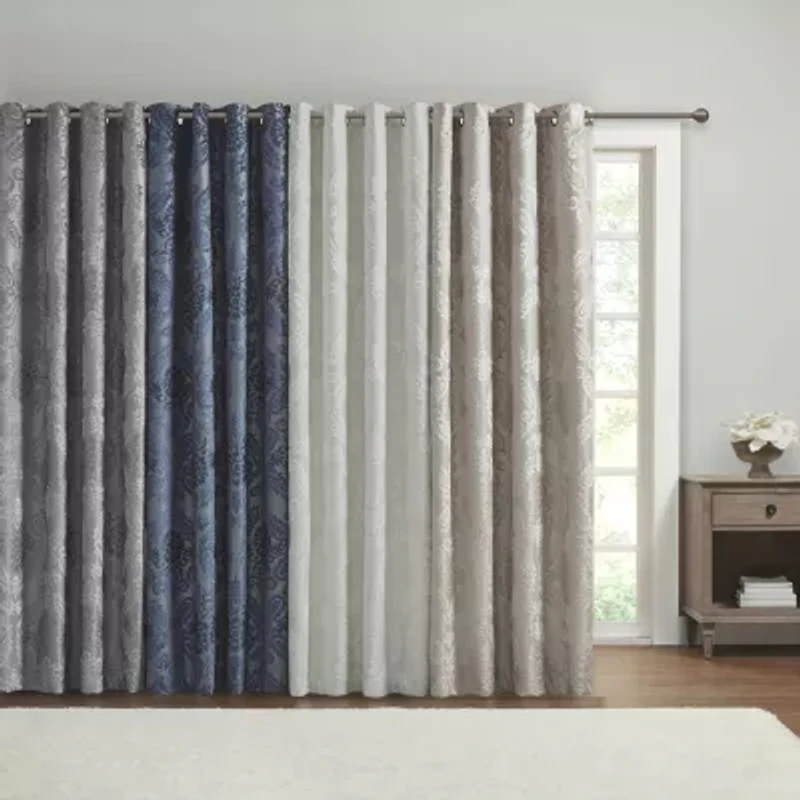 Sunsmart Loraine Grommet Top Energy Saving 100% Blackout Single Curtain Panel