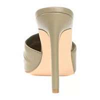 Journee Collection Camber Womens Round Open Toe Stiletto Heel Pumps