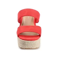 Journee Collection Womens Ilyana Wedge Sandals