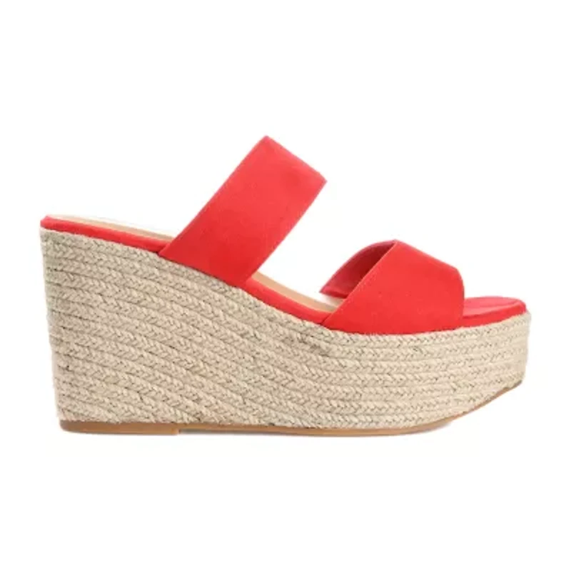 Journee Collection Womens Ilyana Wedge Sandals