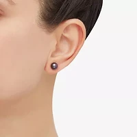 Limited Quantities! Womens Dyed Multi Color Cultured Freshwater Pearl Sterling Silver Round 6 Pair Earring Set