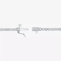 (H / I1) 1 CT.T.W. Lab-Grown Diamond 10K White Gold Tennis Bracelet