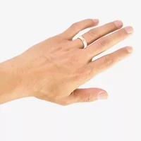 Unisex Adult 10K Rose Gold Wedding Ring Set