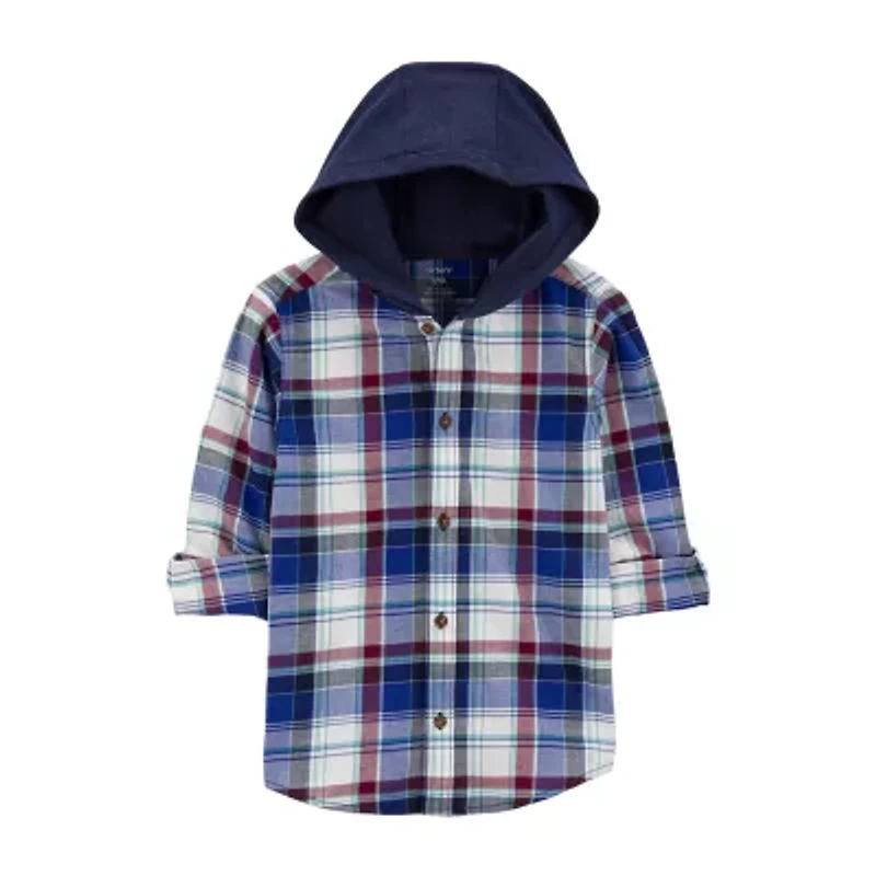 Carter's Little & Big Kid Boys Long Sleeve Hoodie