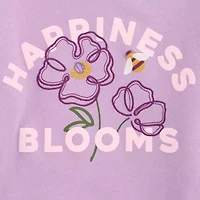 Carter's Little & Big Kid Girls Round Neck Long Sleeve Sweatshirt