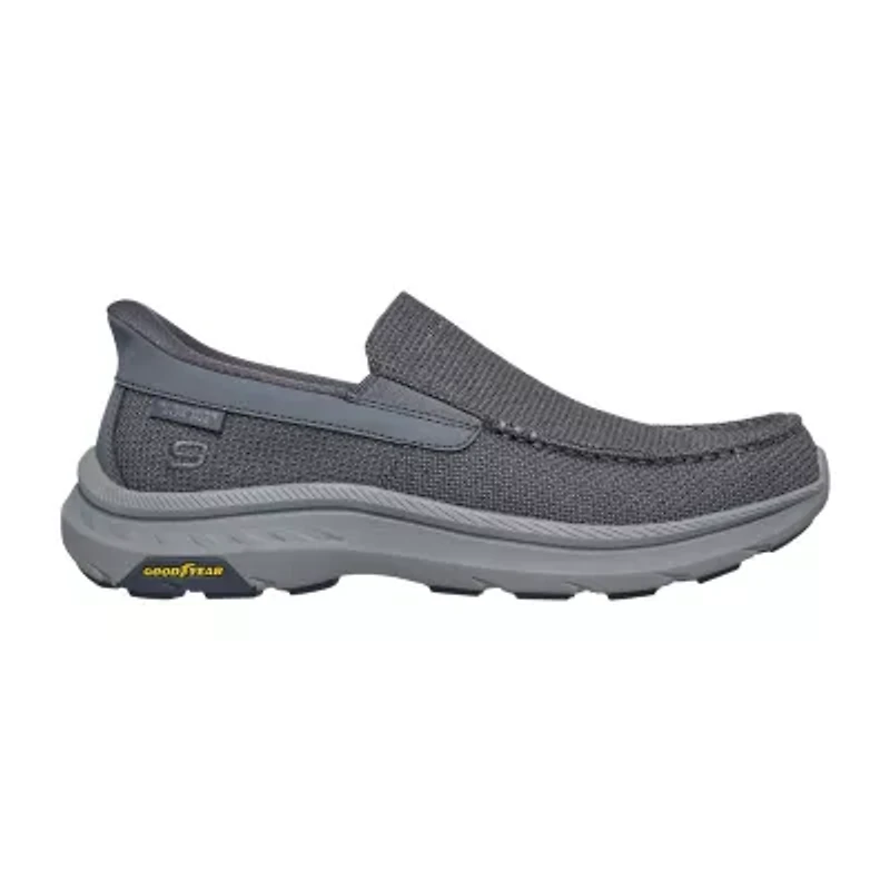 Skechers Hands Free Slip-Ins Pollard Goodyear Dual Gore Mens Moc Closed Toe Slip-On Shoe
