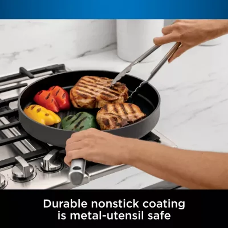 Ninja Foodi NeverStick Premium 12" Round Non-Stick Grill Pan