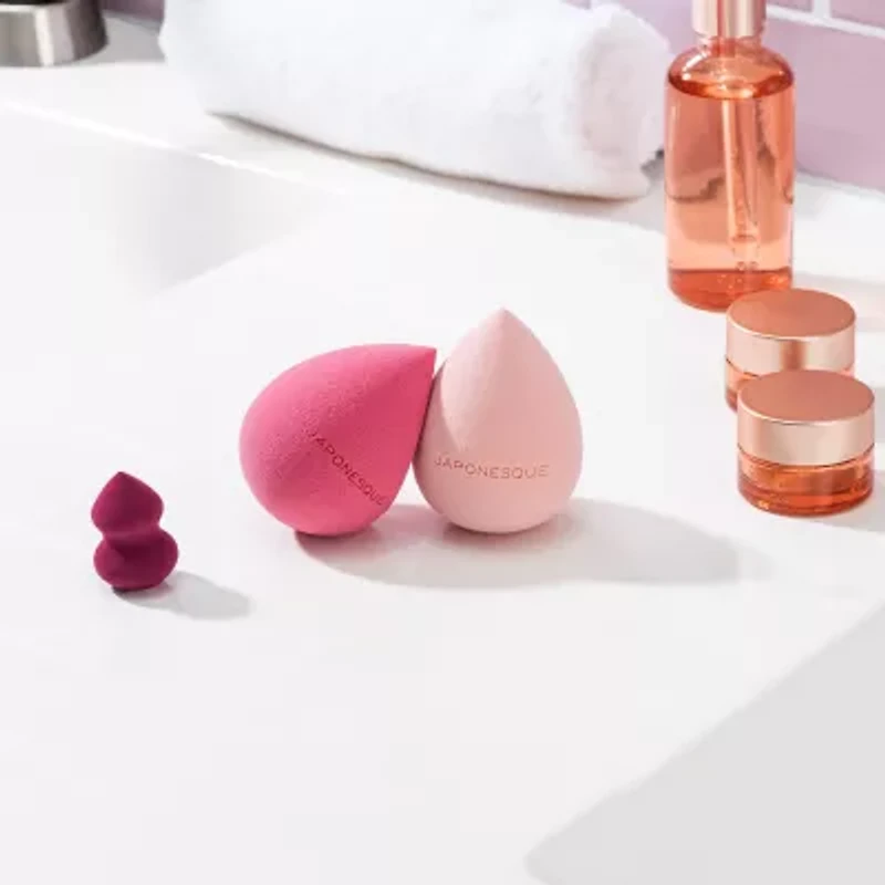 Japonesque Perfect Complexion Pink Sponge Trio