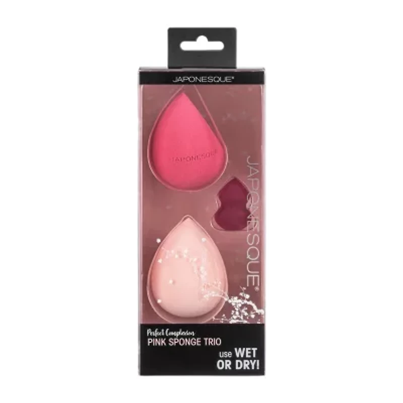 Japonesque Perfect Complexion Pink Sponge Trio