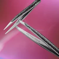 Japonesque Slant & Point Tweezers Evening Shimmer