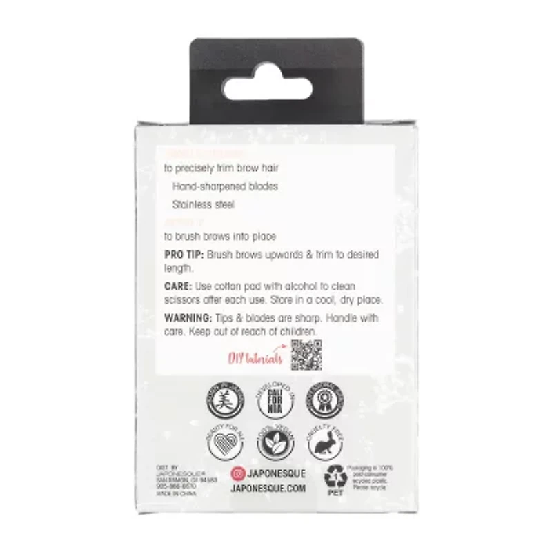 Japonesque Brow Scissors & Spoolie