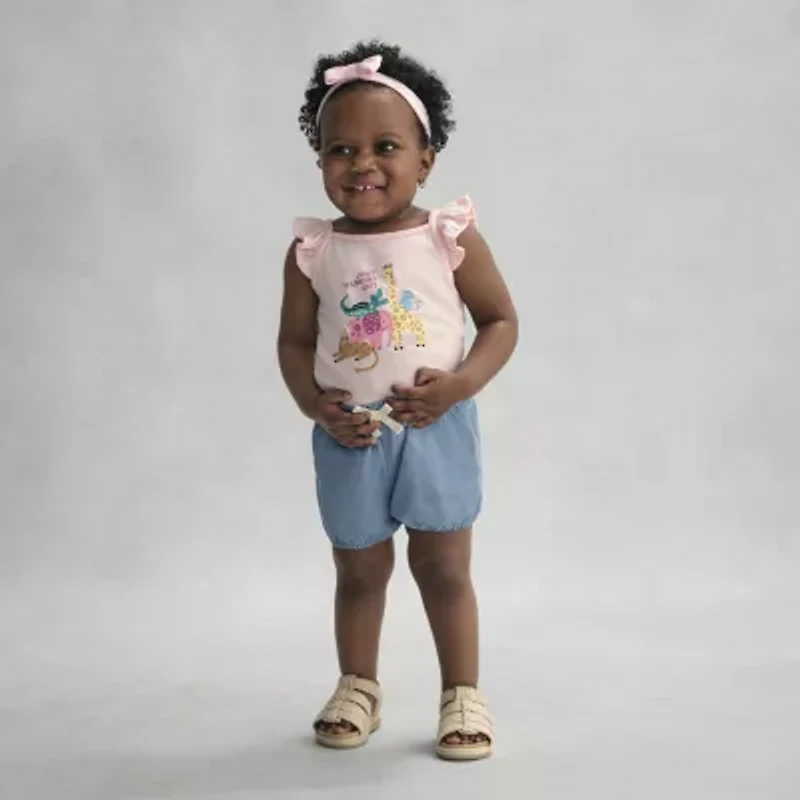 Okie Dokie Baby Girls Bubble Short