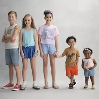 Okie Dokie Toddler & Little Boys Crew Neck Short Sleeve Regular Fit Graphic T-Shirt