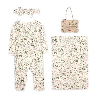 Baby Essentials Girls 4-pc. Sleep and Play
