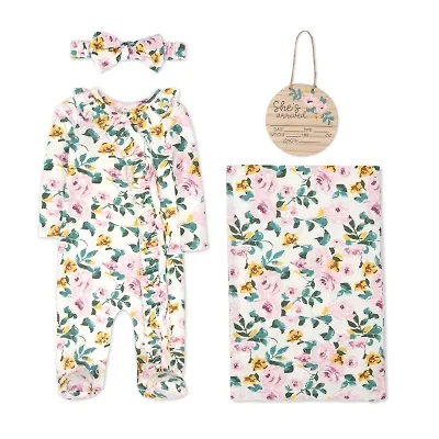 Baby Essentials Girls 4-pc. Sleep and Play