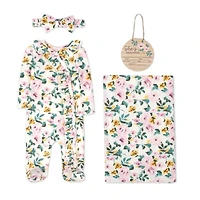 Baby Essentials Girls 4-pc. Sleep and Play
