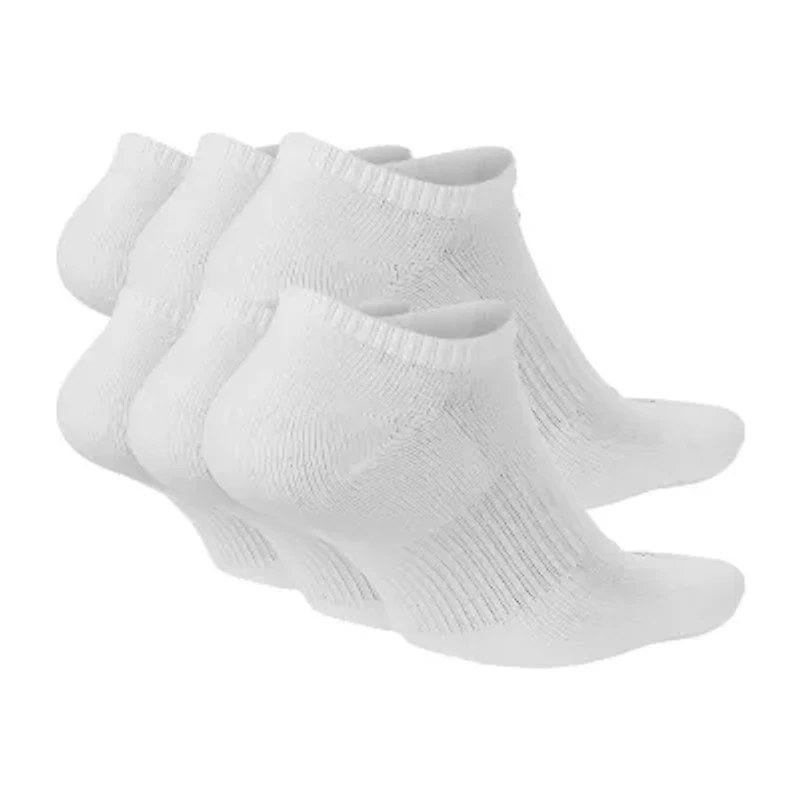 Nike Everyday Plus Cushioned Unisex Adult Multi-Pack 6 Pair No Show Socks