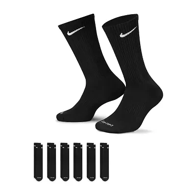 Nike Everyday Plus Cushioned Unisex 6 Pair Crew Socks
