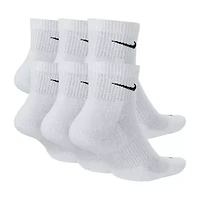Nike Everyday Plus Cushioned Unisex Adult Breathable Multi-Pack Pair Quarter Ankle Socks