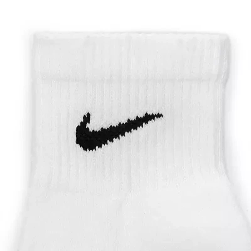 Nike Everyday Plus Cushioned Unisex Adult Breathable Multi-Pack Pair Quarter Ankle Socks