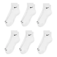Nike Everyday Plus Cushioned Unisex Adult Breathable Multi-Pack Pair Quarter Ankle Socks