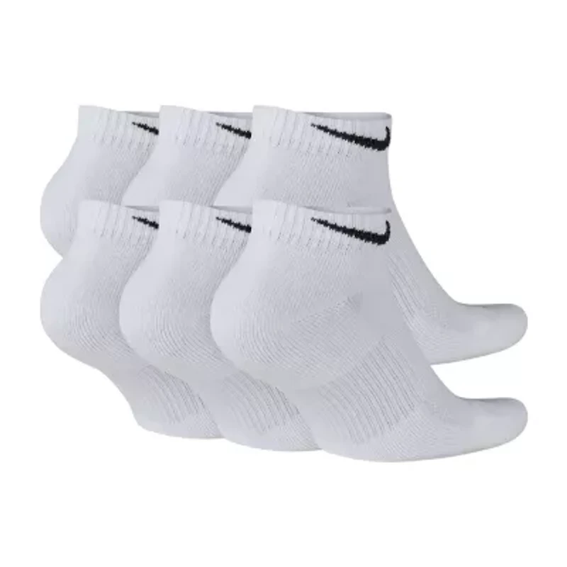 Nike Everyday Plus Cushioned Unisex Adult Breathable Multi-Pack 6 Pair Low Cut Socks