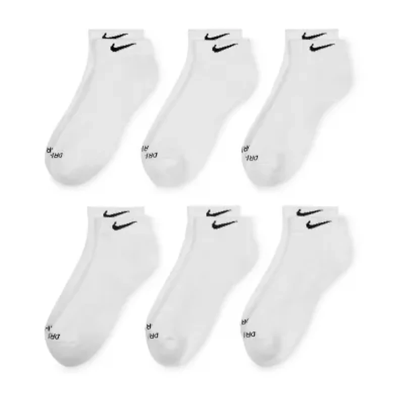 Nike Everyday Plus Cushioned Unisex Adult Breathable Multi-Pack 6 Pair Low Cut Socks