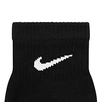 Nike Everyday Plus Cushioned Unisex Adult Breathable Multi-Pack 6 Pair Quarter Ankle Socks