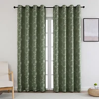 Regal Home Constance Grommet Top Blackout Single Curtain Panel
