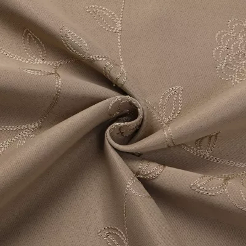 Regal Home Constance Grommet Top Blackout Single Curtain Panel