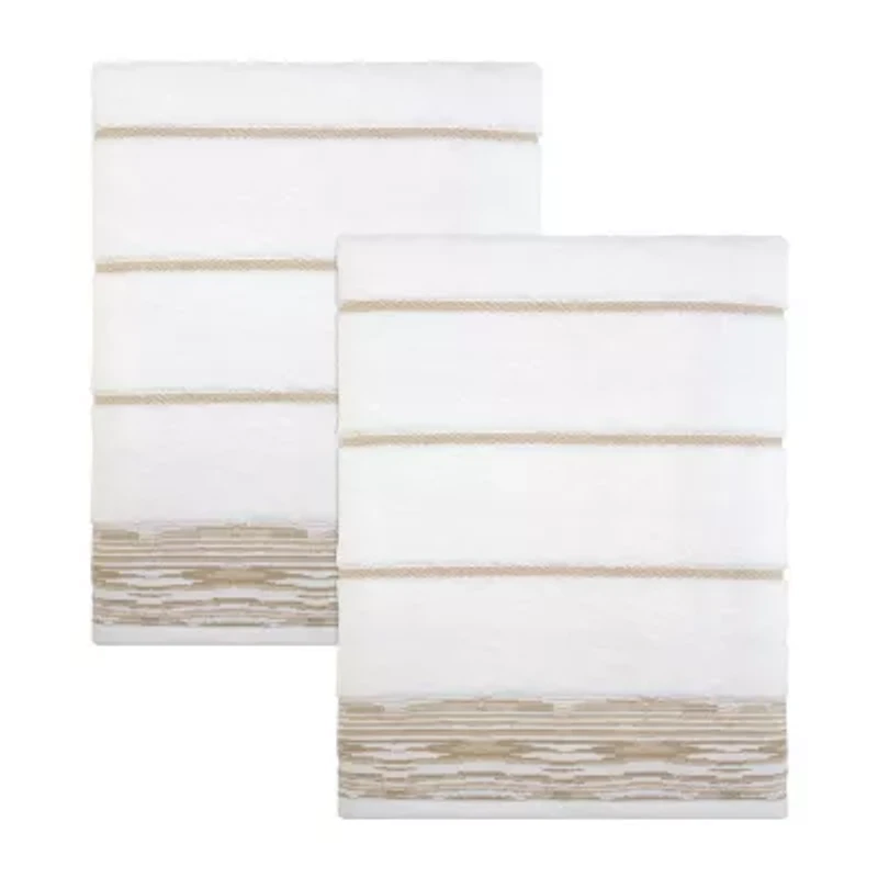 Nicole Miller Sydney 2-pc. Geo Linear Bath Towel