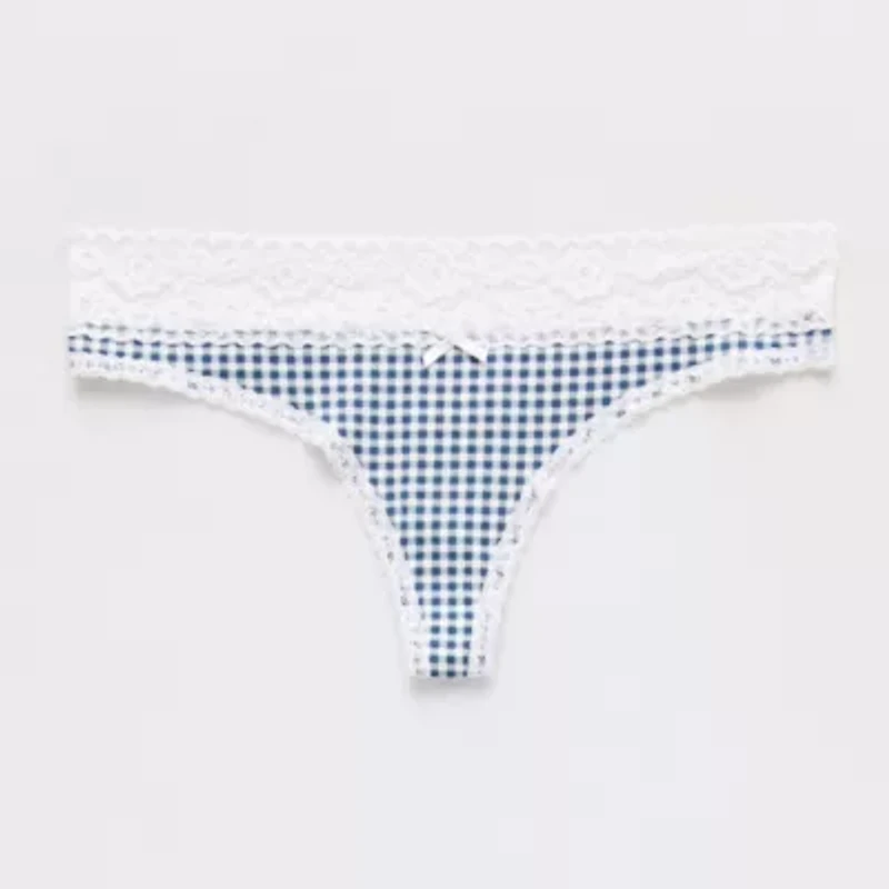 Arizona Body Cotton with Lace Thong