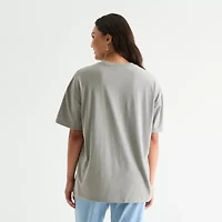 Wicked Elphaba Witch Oversized Tee Womens Crew Neck Short Sleeve Juniors Graphic T-Shirt