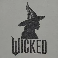 Wicked Elphaba Witch Oversized Tee Womens Crew Neck Short Sleeve Juniors Graphic T-Shirt